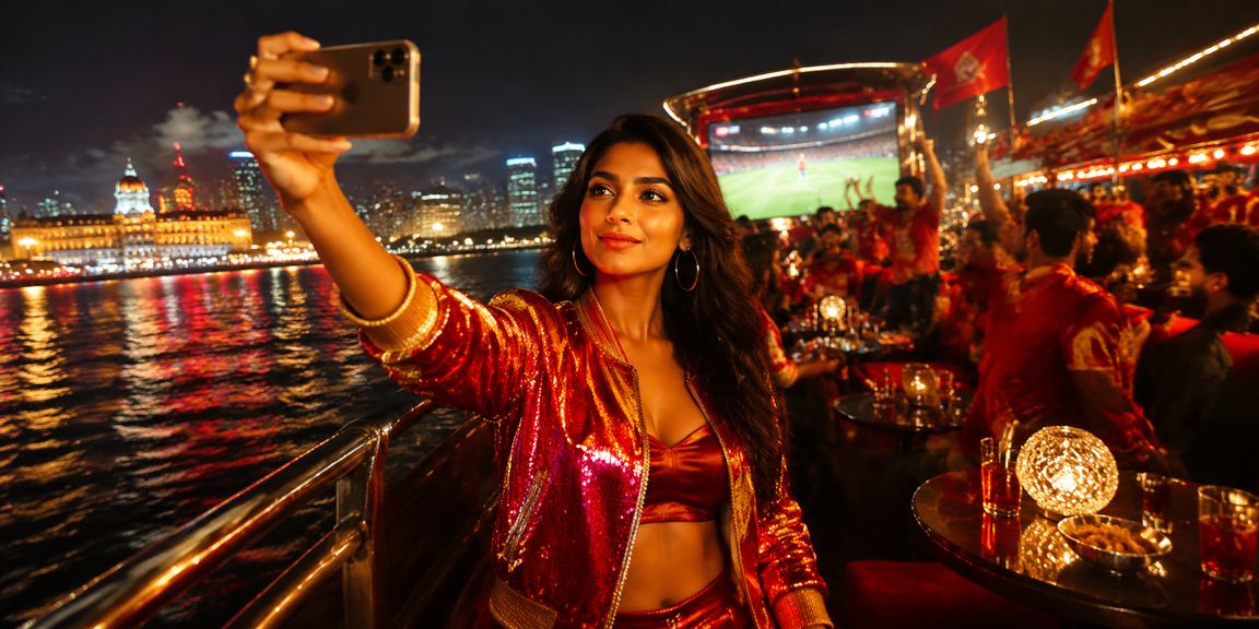 Mumbai cricket fan placing live bet during IPL