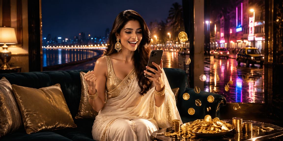 Mumbai woman placing cricket bets using mobile app near Marine Drive
